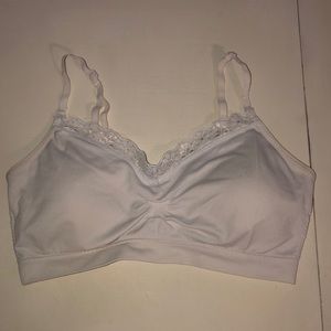 Removable Straps White Bralette
